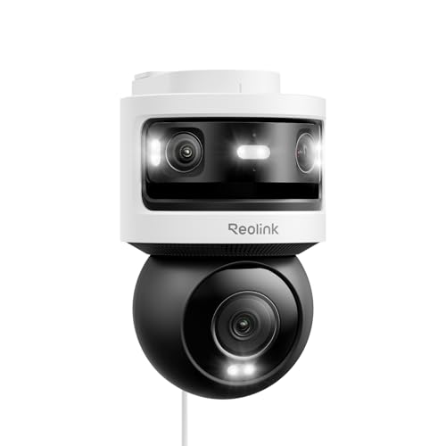 Reolink OMVI 3i WiFi, 10MP+8MP Triple-Lens Panoramic Pan-Tilt Outdoor Security Camera, SyncTrack & Auto Tracking, Dual-Band WiFi 6, Smart AI Detection, Local AI Video Search, No Monthly Fees