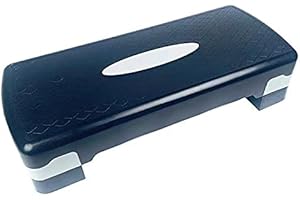 New Fitness Aerobic Step Adjust Exercise Stepper wRisers Home Gym (Red and Grey) (Grey), 26.8 inchx 11.2 inchx 4 inch(L x W x H)