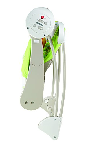 Mattel Fisher-Price CCN92 2 in 1 Babyschaukel im Regenwald Design, mit 6 Geschwindigkeitsstufen, 10 Melodien und 2 beruhigenden Naturgeräuschen – Bild 5
