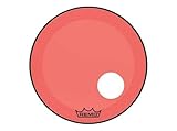 Remo Powerstroke P3 Colortone Red Bass Drumhead, 22