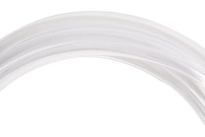 QuQuyi Industrial Grade Clear Vinyl Tubing - 3/16" ID X 1/4" OD PVC Tube Flex ible Plastic Pipe,3.28FT