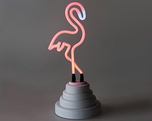 StayGold 6mm Glass | Neon Flamingo Sculpture Sign | USB Desk Decorative Lamp | Travel, Camping, Home Decor, BirthdayGift, Christmas Light, Christmas Gift | 10cm x 10cm x 23cm | Free Shipping UK