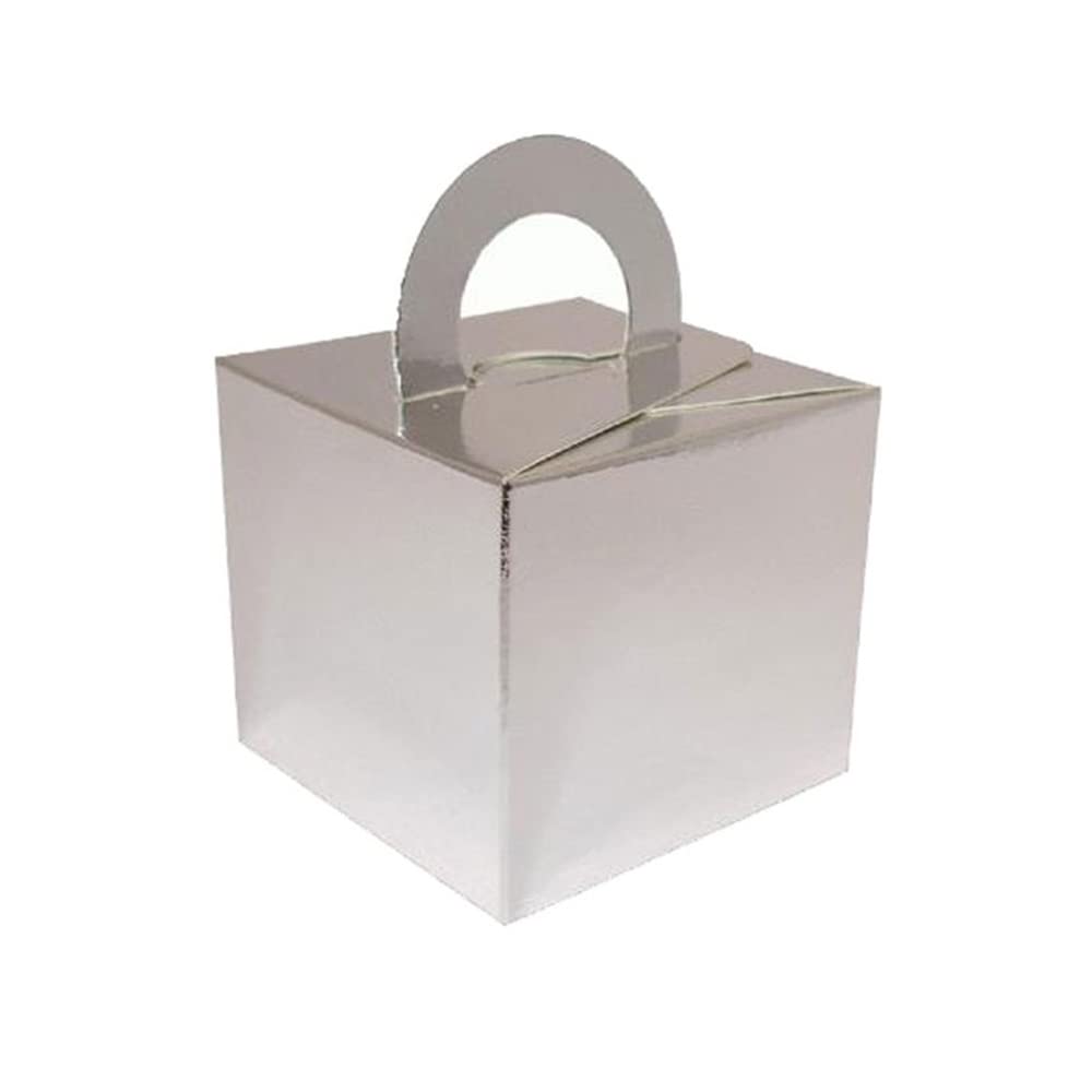 Balloon/Gift Box Silver x 10pcs