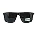 KUSH Square Sunglasses Men's Super Dark Lens Matte Black Shades