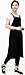 PERFEHAIR Black Hair Stylist Apron with Pockets, Professional Salon Hairdresser Barber Pet Groomers Smock Vest with Belt
