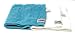 Turbie Twist Microfiber Super Absorbent Hair Towel (2 Pack) Aqua-White Packaging may Vary