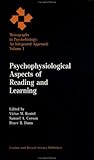 Psychophysiological Aspects of Reading and Learning, Rentel, Victor and Dunn, Bruce, 2881240003