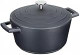 MasterClass Kitchen Craft Light Casserole Pot with Lid 2.5L 20cm Black view 9