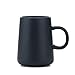 JYYT Frosted Ceramic Cup Coffee Cup Mug Tea Cup for Office and Home Capacity 13.5oz,Blue