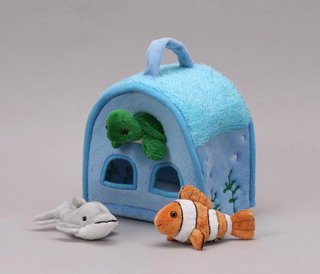 Ocean Animal Finger Puppet Play House 8 by Unipak
