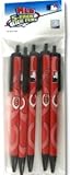 MLB Team Color Retractable Click Pens- 5 Pack