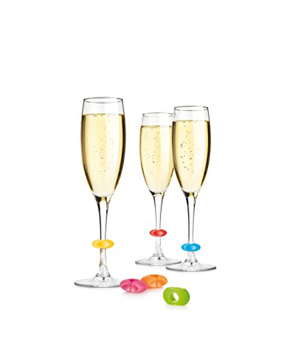 Tescoma Wine Glass Markers | Charms for Wine glasses | Set of 12pcs