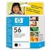 Hewlett Packard Equipment 419672 CARTRIDGE,INK,HP #56,BLACK 1/PK
