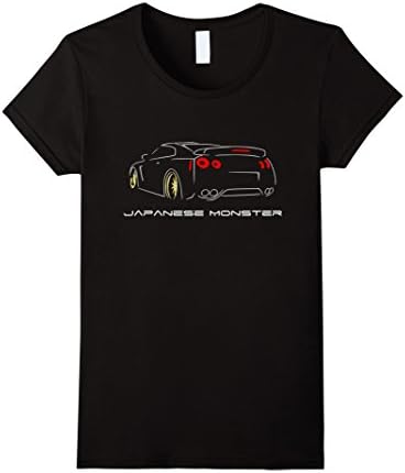 Womens Japanese Import Street Racing Motorsports T-Shirt Small Black