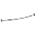 Honey-Can-Do 72-Inch Curved Adjustable Shower Rod, Chrome BTH-03382 Brushed Nickel