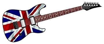 Union Jack Electric Guitar
 - Cool Electric Guitar Design With Union Jack British Flag Motif Vinyl Car Sticker Decal 150x50mm Amazon Co Uk Car Motorbike
