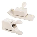 Martha Stewart Swirling Lace Edge Punches, 2 Pieces