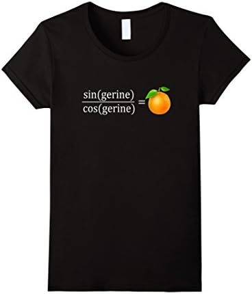 Women's tan(gerine) - funny Math Shirt Medium Black