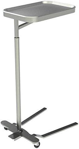 United Metal Fabricators Mayo Instrument Stand 16" X 21" Tray Foot Pedal Adjustment - Model SS8311 - Each
