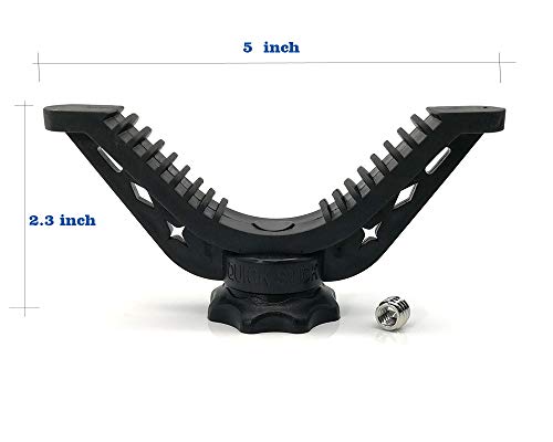 PORMUCAL V Yoke for Tripod Hunting Shooting Stick Rest Mount Monopod Tripod Holder Camera Thread