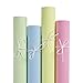RUSPEPA Kraft Wrapping Paper Set- 4 Roll (Mint,Blue,Pink,Yellow) for for Wedding,Birthday, Shower, Congrats, and Holiday Gifts - 30Inch X 10Feet Per Roll