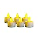 CANDLE CHOICE Battery Operated Flameless Tea Lights with Timer Realistic Flickering Fake Electric LED Tealight Candles Set for Halloween Christmas Party Wedding Decorations Batteries Included 12 Pack