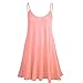 Forever Womens Plain Sleeveless Strappy Swing Dress