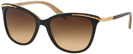 Amazon.com: Ralph Lauren Vvcv RA5293 60378E 56MM Shiny Black
