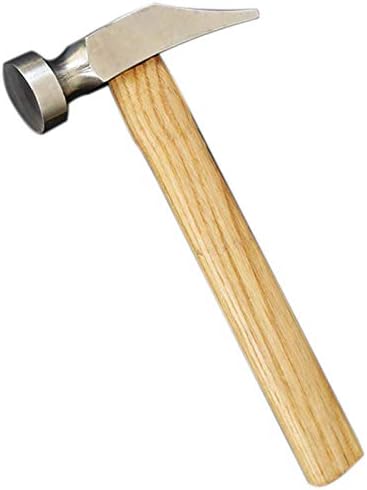 Amazon Timagebreze 1個 コブラー 靴修理 ハンマー 木製ハンドル 革作業靴作り 修理靴ツール ハンマー かなづち