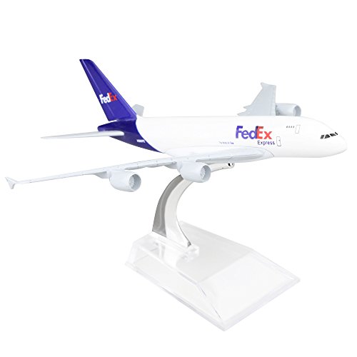 FEDEX Airbus 380 16cm Metal Airplane Models Birthday Gift