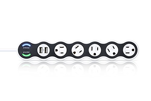 360 Electrical 36052 Power Curve 7 Outlet Surge Protector