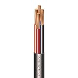 25 Ft 14-4 Awg Control Cable for Ductless Mini Split Air Conditioner Heat Pump Systems; 14 Awg 4 Conductor Color Coded Stranded