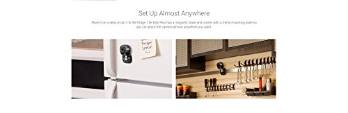 EZVIZ Mini Plus HD 1080p Wi-Fi Video Security Camera, 16GB MicroSD, Works with Alexa – White - Thumbnail 6