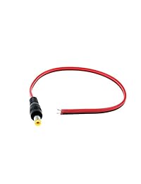 gevilion 10 pares macho y hembra DC Power Pigtail Cable 2,1 x 18 foot conector para CCTV cámara de vigilancia