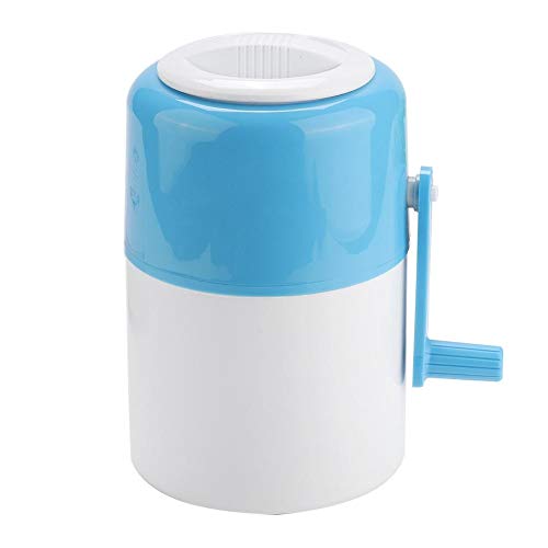 Jimfoty Manual Ice Crusher, Portable Hand Crank Ice Crusher Grinder Household Ice Shaver Snow Cone Maker Kitchen Tool