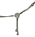 Anklet Bracelet Fashion Jewelry - Silver Tone Twisted Double Strand