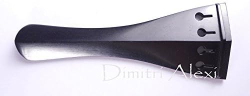 Ebony Hill Style Tailpiece with Ebony Fret for 4/4 Violin (Includes Tailgut)