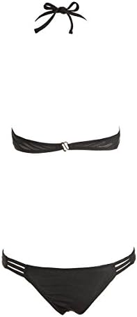 KDHJJOLY Soft Women's Cut Out Bikini Set BlackX-Large Hot