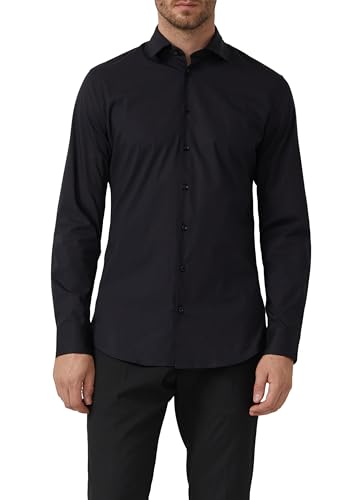 s.Oliver Tailored Fit: Langarmhemd aus Comfortstretch