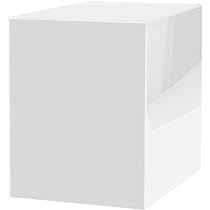 Marketing Holders White Pedestal Stand Tall Box 12