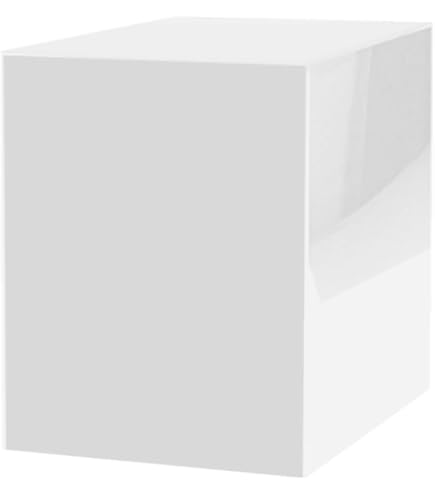 Marketing Holders White Pedestal Stand Tall Box 12