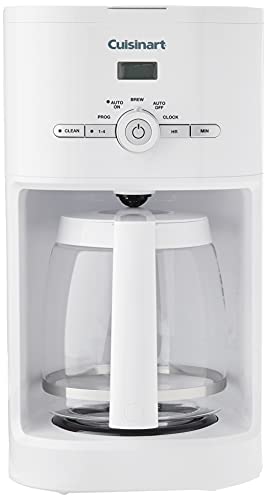 Cuisinart 12-Cup Classic Programmable Coffeemaker, White, 12-Cup, Programmable, DCC-1120NAS