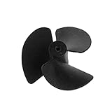 Bettal Black Plastic 3-Vane Propeller Paddle 40mm Diameter DIY RC Model Toy Marine Boat