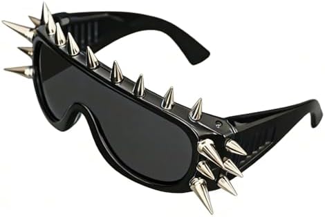 Amazon.com: punkman2000 Cool Rock Punk Spike Sunglasses Metal