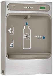 Elkay LZWSSM EZH2O Bottle Filling Station Surface Mount, Filtered Non-Refrigerated Stainless, 25.44 x 17.94 x 
