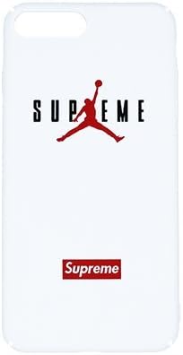 iPhone 6+/6s+ 5.5" Case, Jordan X Supreme Logo Protective Premium Hard Case for Apple iPhone 6 PLUS and iPhone 6s PLUS (White 6+)