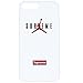 iPhone 7 4.7" Case, Jordan X Supreme Logo Protective Premium Hard Case for Apple iPhone 7 (White)