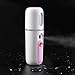 Comzler Nano Facial Mister Moisture Atomization for Eyelash Extensions, Portable Mini Nanometer Face Hydration Sprayer, USB Rechargeable Facial Steamer Mist, 1 Pack