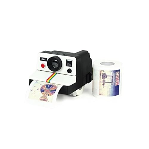 Polaroll Polaroid Camera Shaped Toilet Paper Roll Holder With Color Refill collection of cool unique weird amazon gift items