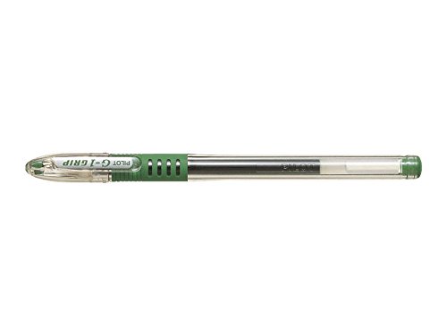 Ручка Pilot гелев. g-1-5 с рез. упор. зелен. (12/144) blgp-g1-5g (4902505158827)